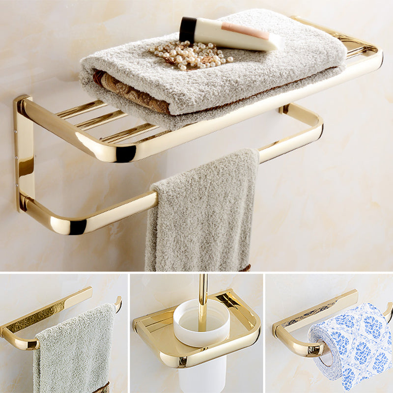 Avtoit | Chrome/Gold Bathroom Accessory Set Modern Metal Bathroom Hardware Set