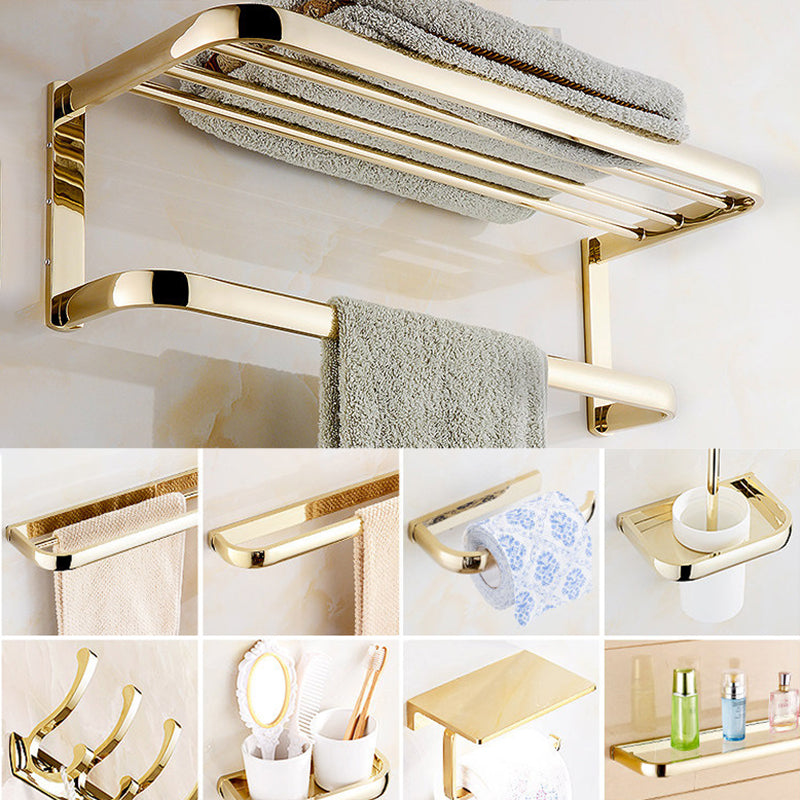Avtoit | Chrome/Gold Bathroom Accessories Set Modern Metal Bathroom Hardware Set