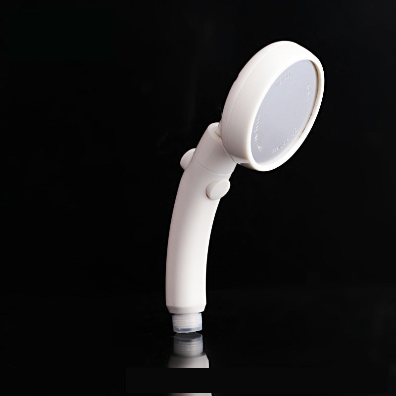 Avtoit | Plastic Handheld Showerhead White Standard Spray Round Wall-mounted Swivel Showerhead