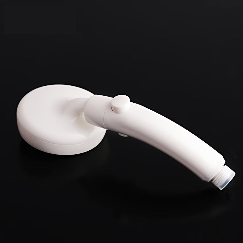 Avtoit | Plastic Handheld Showerhead White Standard Spray Round Wall-mounted Swivel Showerhead