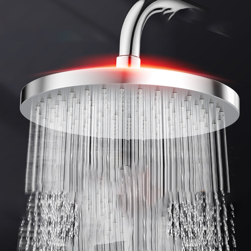 Avtoit | Metal Shower Combo Contemporary Fixed Shower Head with Round and Rectangular Shape