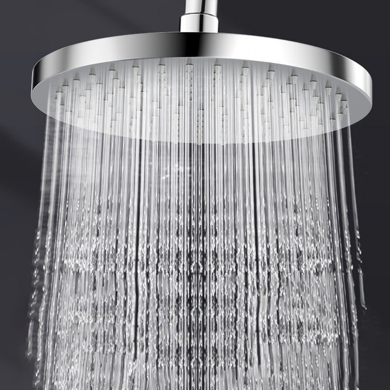 Avtoit | Metal Shower Combo Contemporary Fixed Shower Head with Round and Rectangular Shape