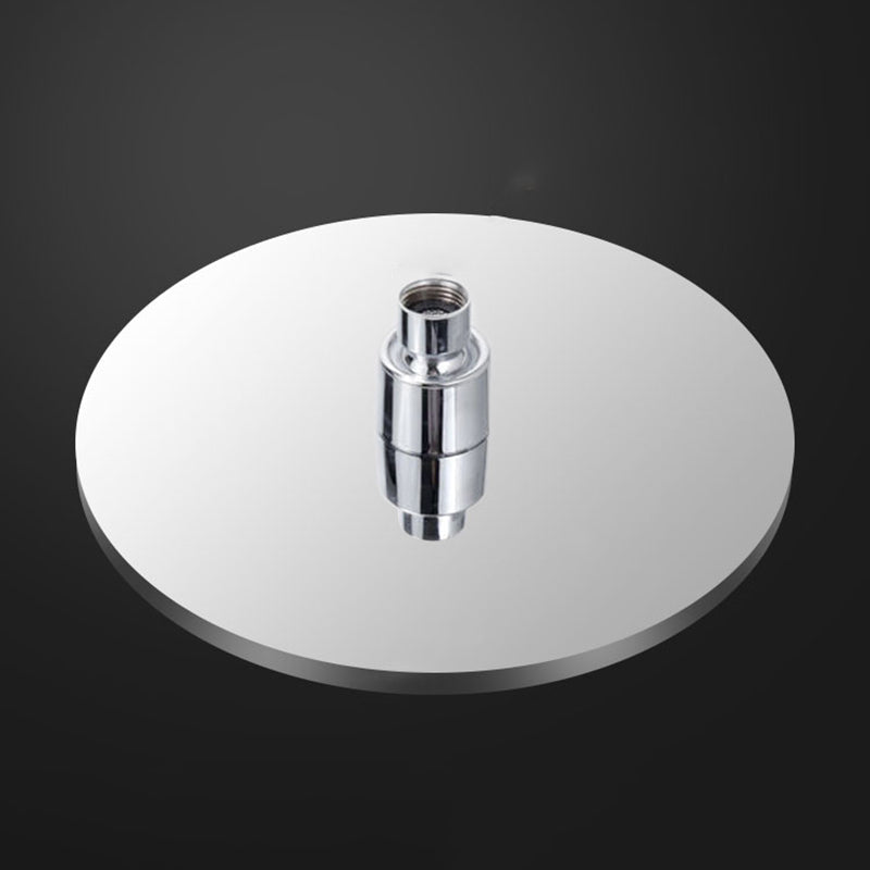 Avtoit | Metal Shower Combo Contemporary Fixed Shower Head with Round and Rectangular Shape