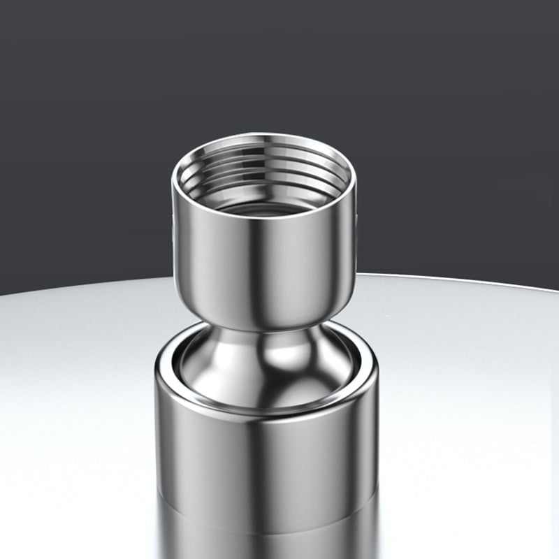 Avtoit | Metal Shower Combo Contemporary Fixed Shower Head with Round and Rectangular Shape