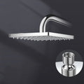 Avtoit | Metal Shower Combo Contemporary Fixed Shower Head with Round and Rectangular Shape