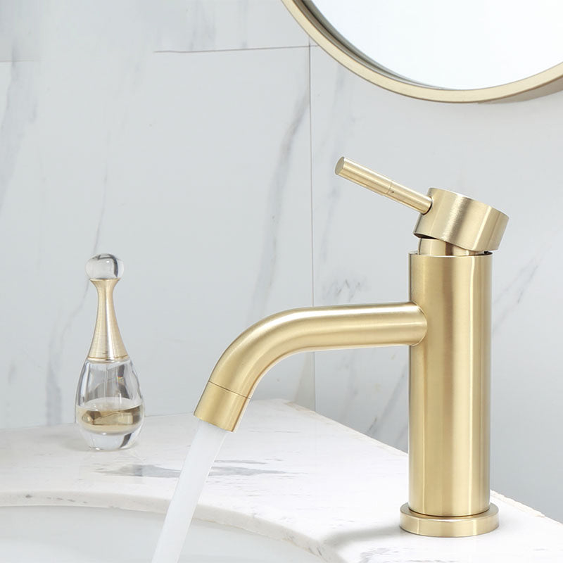 Avtoit | Deck Mounted Roman Tub Faucet Low Arc Tub Faucet Set in Gold