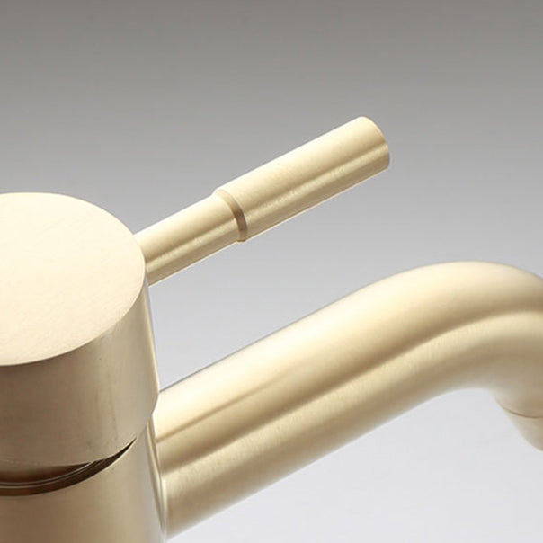 Avtoit | Deck Mounted Roman Tub Faucet Low Arc Tub Faucet Set in Gold