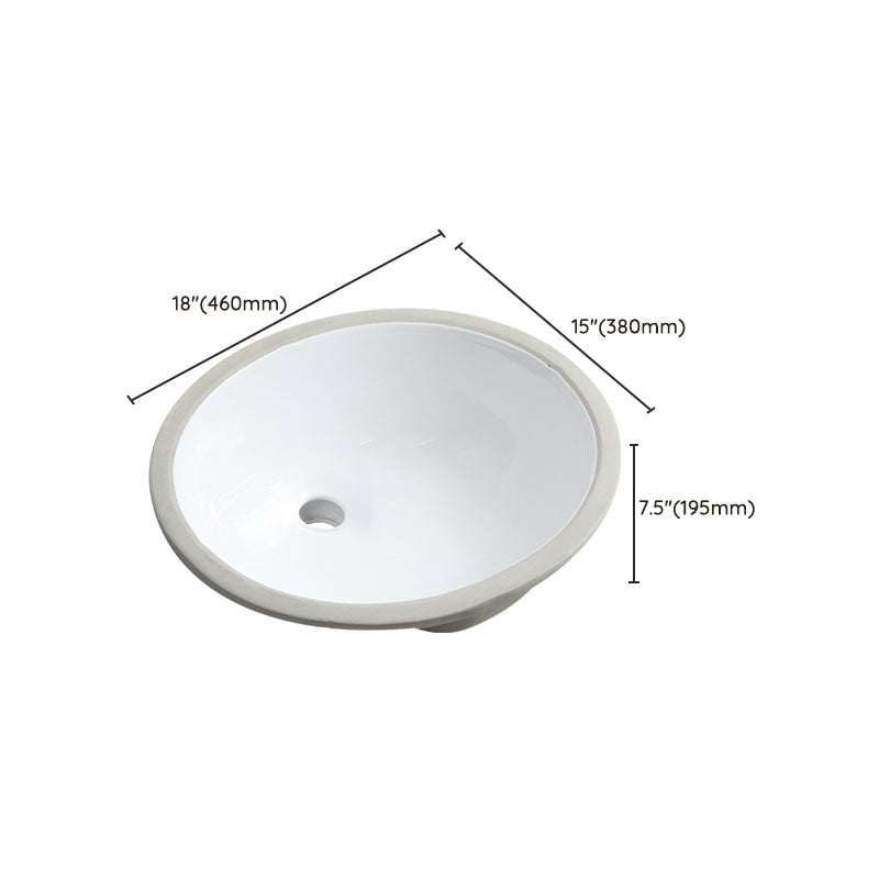 Avtoit | Modern Oval Washstand Ceramic Table Installation Sink Bathroom
