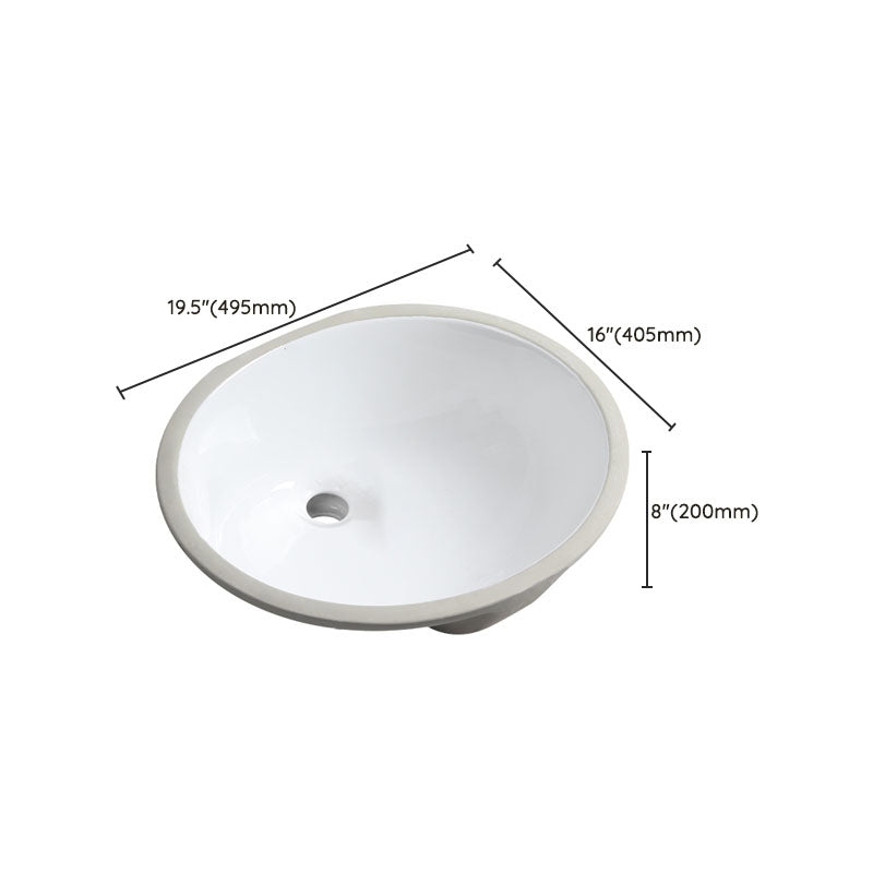 Avtoit | Modern Oval Washstand Ceramic Table Installation Sink Bathroom