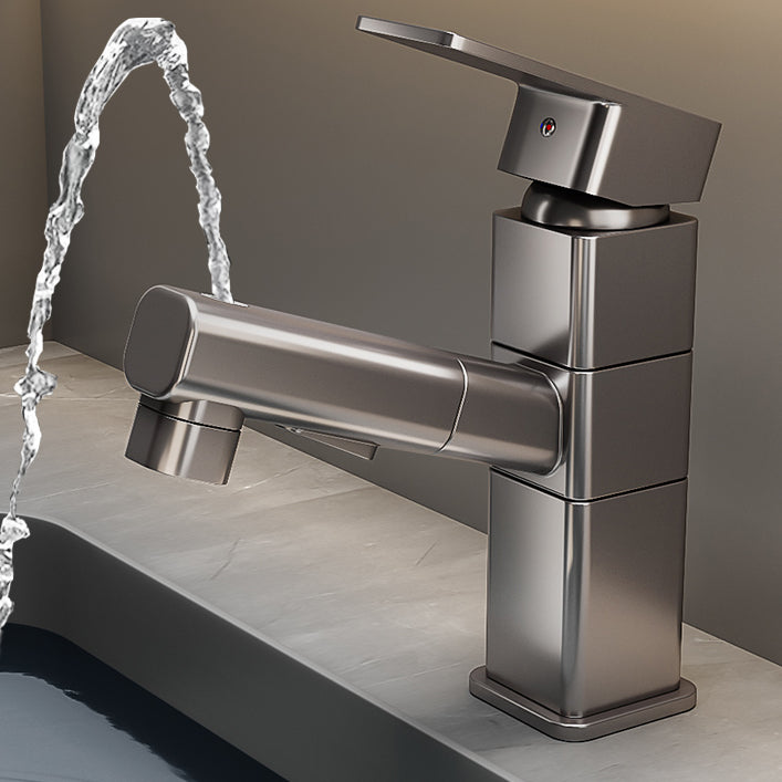 Avtoit | Contemporary bathroom sink faucet single-handle swivel spout sink faucet