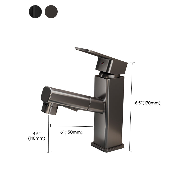 Avtoit | Contemporary bathroom sink faucet single-handle swivel spout sink faucet