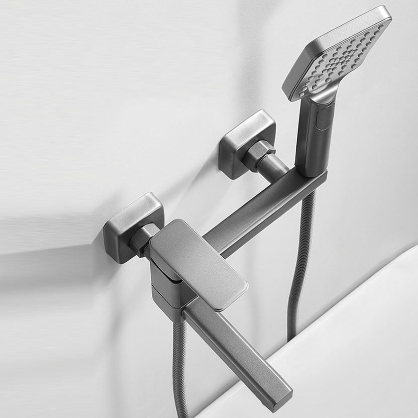 Avtoit | Modern Bathtub Faucet Copper with Handheld Shower Wall-Mounted Bathtub Filler