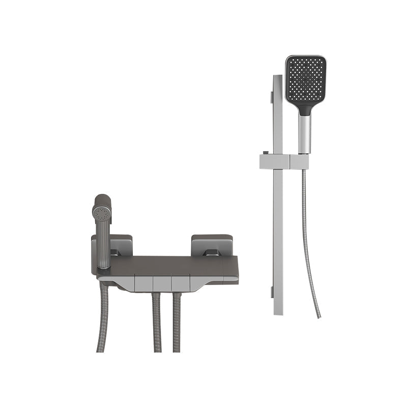 Avtoit | Push-button shower system wall mounting hand shower square shower system with shower hose