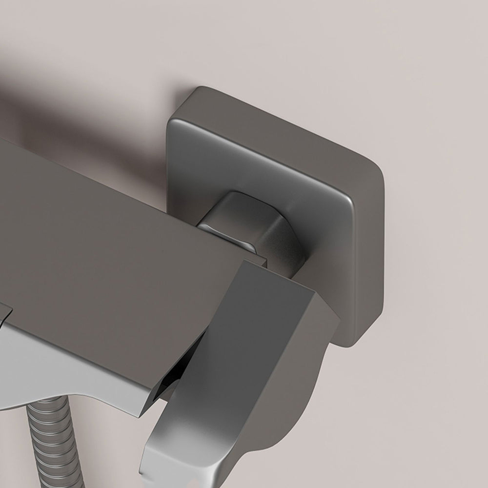 Avtoit | Push-button shower system wall mounting hand shower square shower system with shower hose