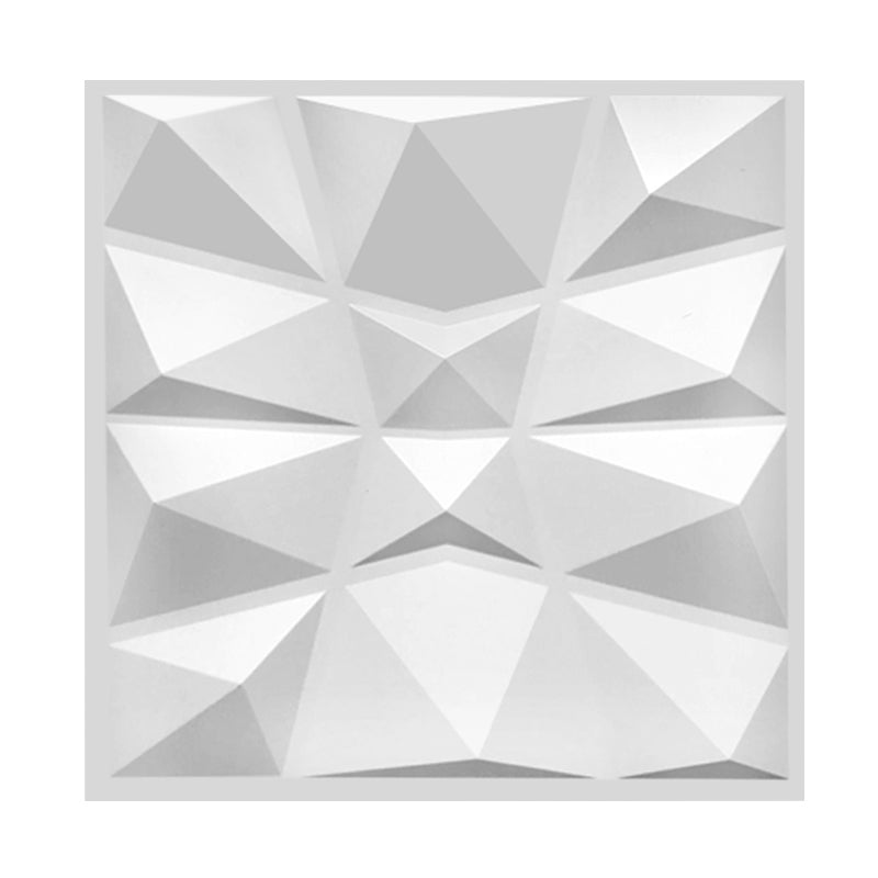 Avtoit | Modern Tin Back Wall Panel Smooth Upholstered Wall Ceiling in Black and White