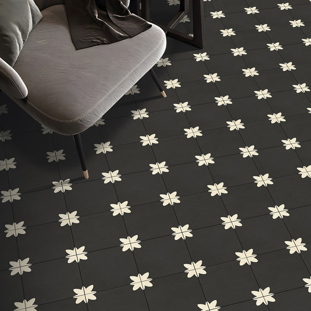 Avtoit | PVC Peel and Stick Splash Protection Square Single Panel Wallpaper with Water Resistant