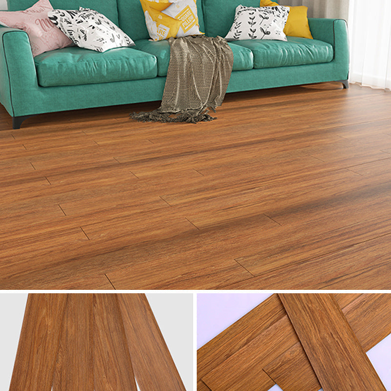 Avtoit | Modern Peel & Stick Mosaic Tiles Plastic Wood Look Fading Resistant Vinyl Plank