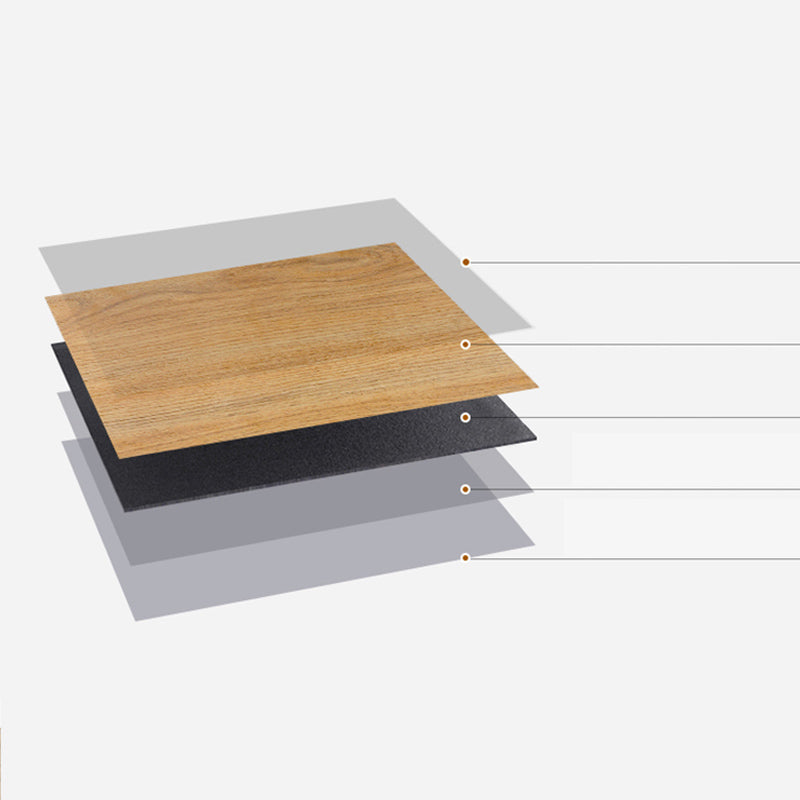 Avtoit | Modern Peel & Stick Mosaic Tiles Plastic Wood Look Fading Resistant Vinyl Plank