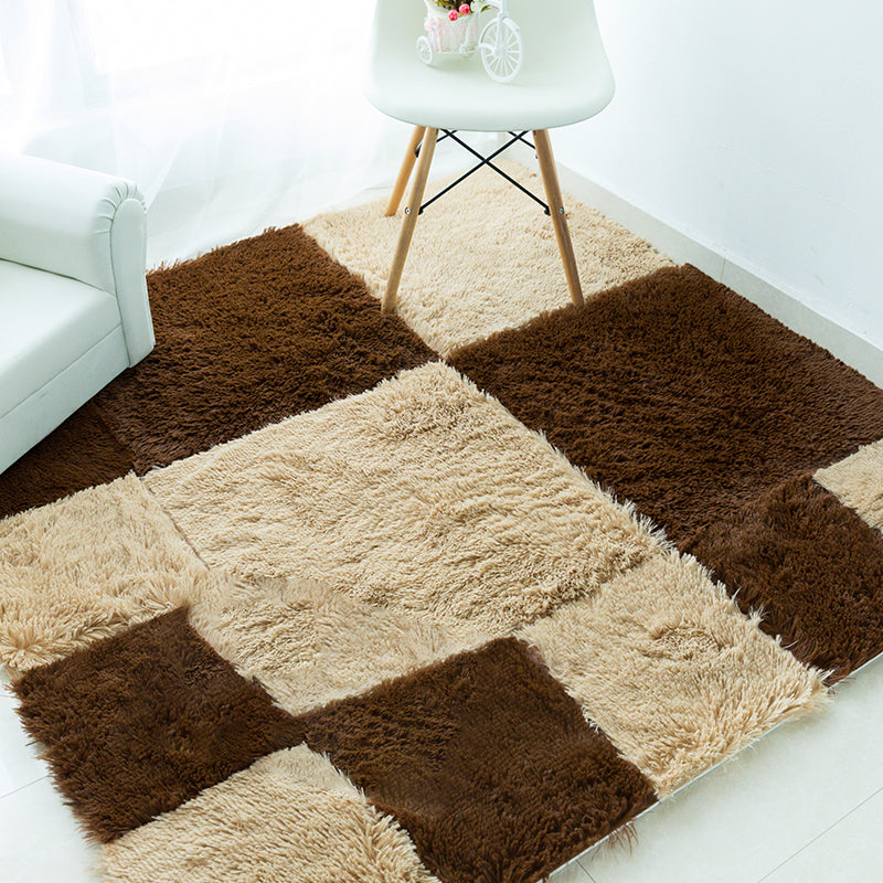 Avtoit | Basic carpet tiles solid color long pile square bedroom carpet tiles