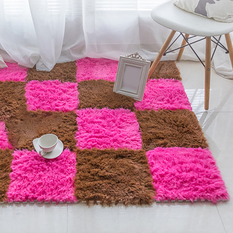 Avtoit | Basic carpet tiles solid color long pile square bedroom carpet tiles