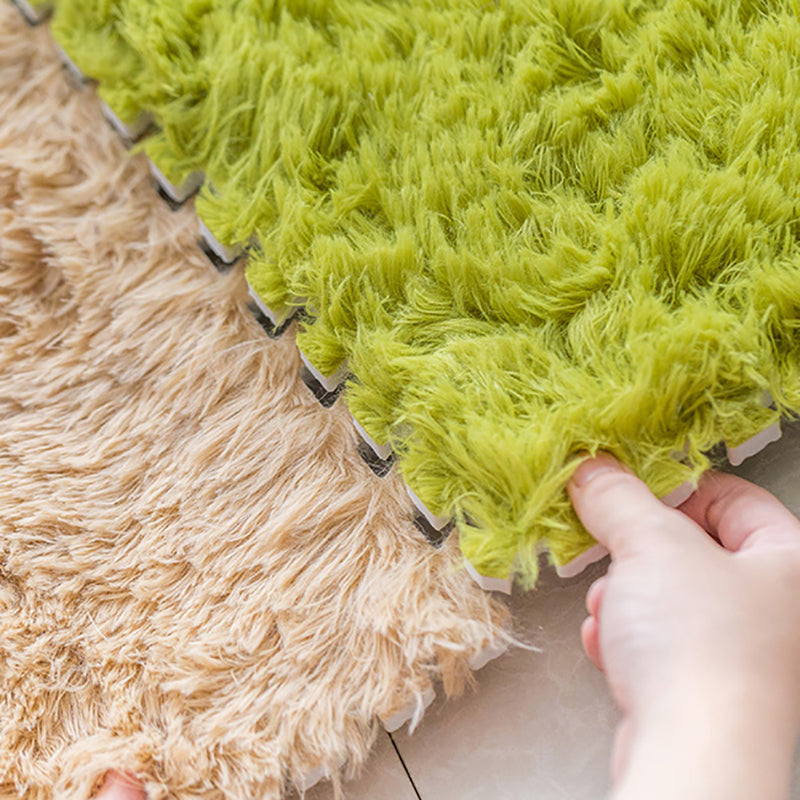 Avtoit | Basic carpet tiles solid color long pile square bedroom carpet tiles