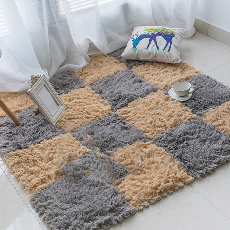Avtoit | Basic carpet tiles solid color long pile square bedroom carpet tiles