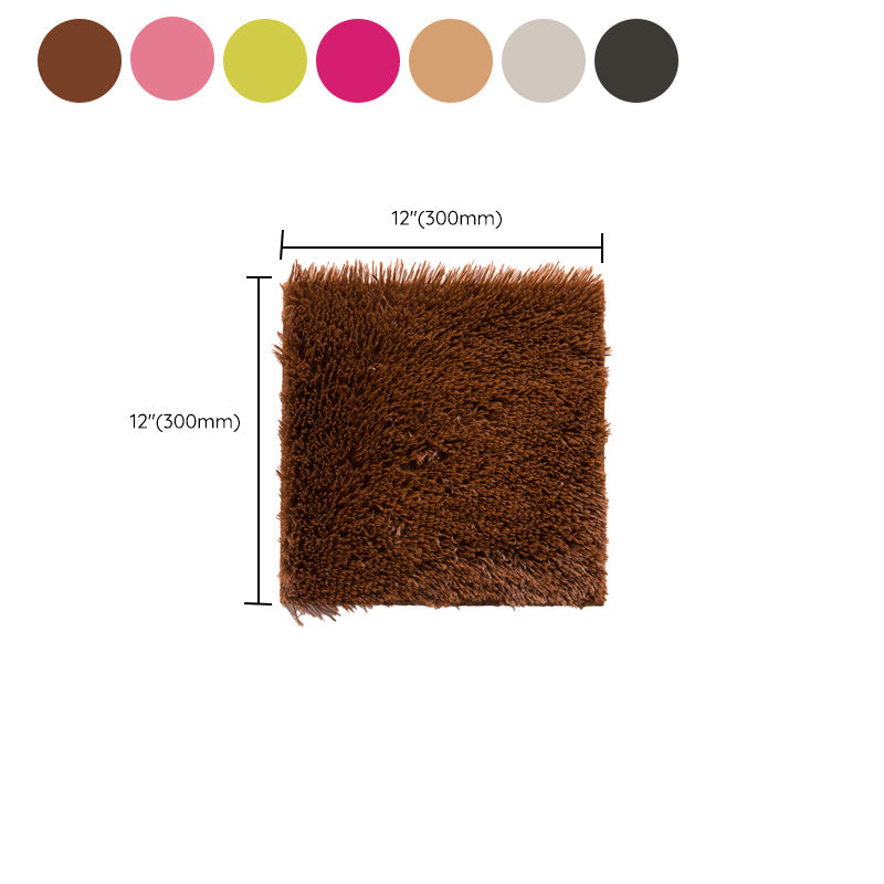 Avtoit | Basic carpet tiles solid color long pile square bedroom carpet tiles