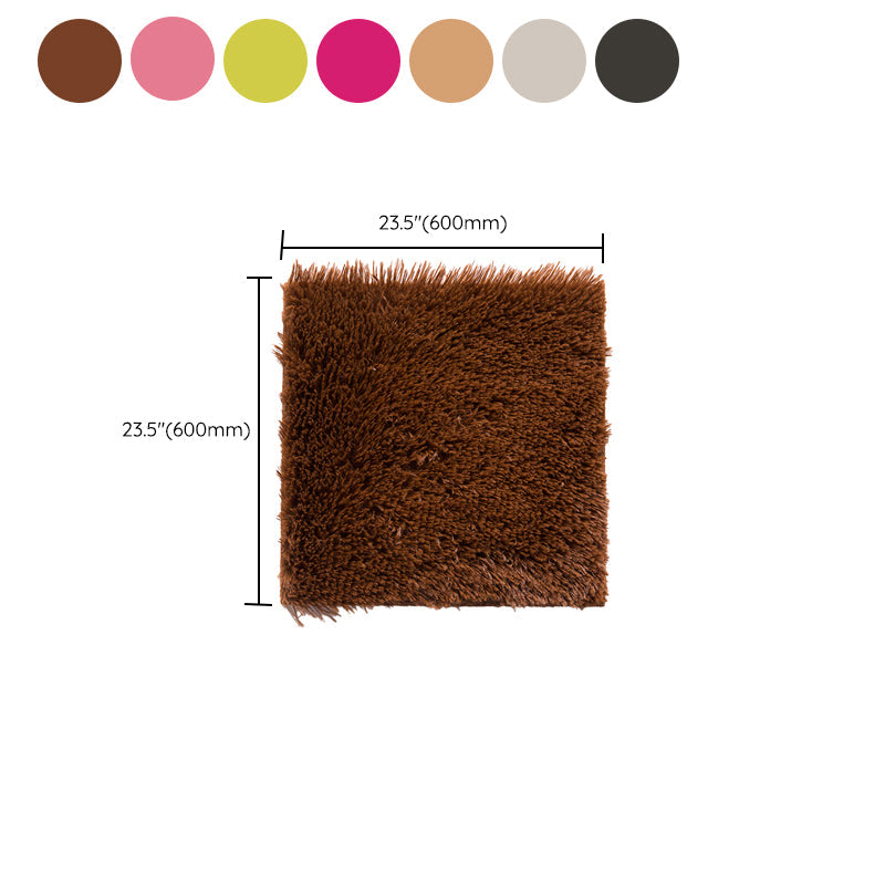 Avtoit | Basic carpet tiles solid color long pile square bedroom carpet tiles