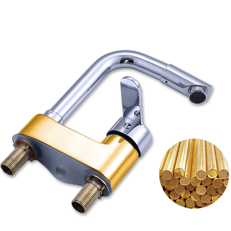 Avtoit | Deck Mounted Center Freestanding Bathtub Filler Single Handle Freestanding Faucet