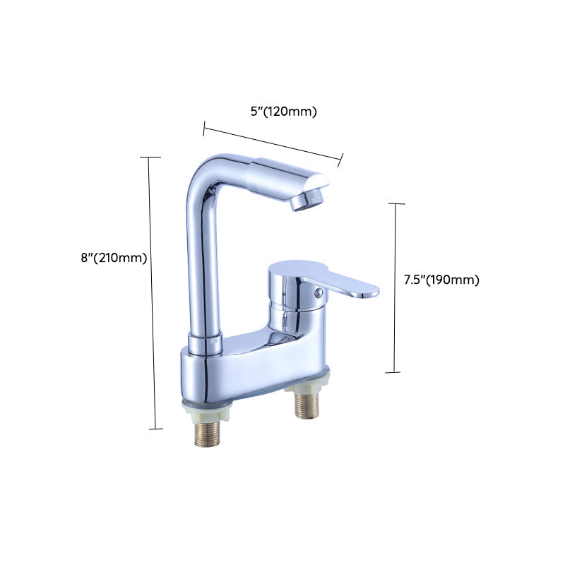 Avtoit | Deck Mounted Center Freestanding Bathtub Filler Single Handle Freestanding Faucet