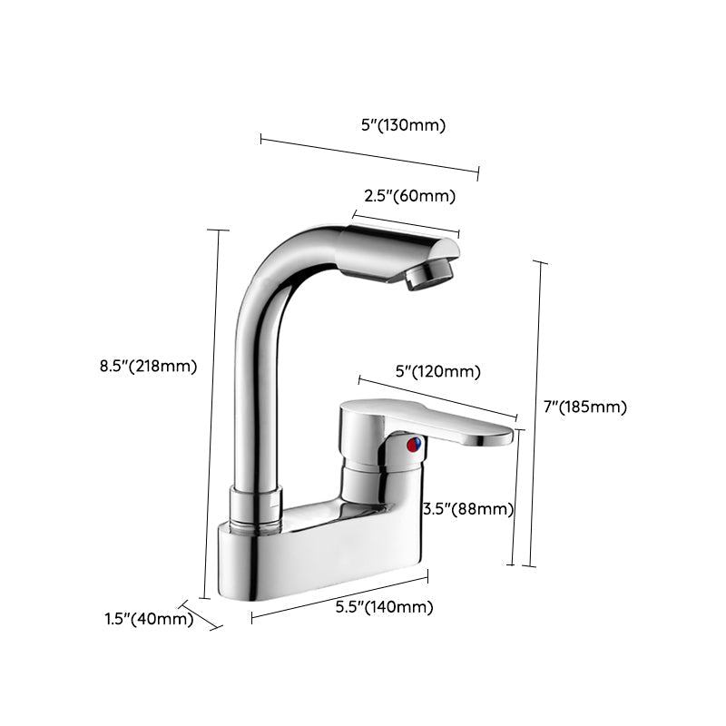 Avtoit | Modern Deck Mounted Bronze Freestanding Tub Filler Single Handle Freestanding Faucet
