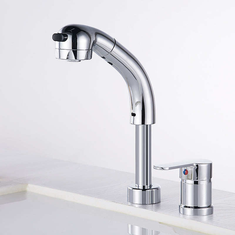 Avtoit | Vessel washbasin mixer High arch three-way faucet 2-hole fittings
