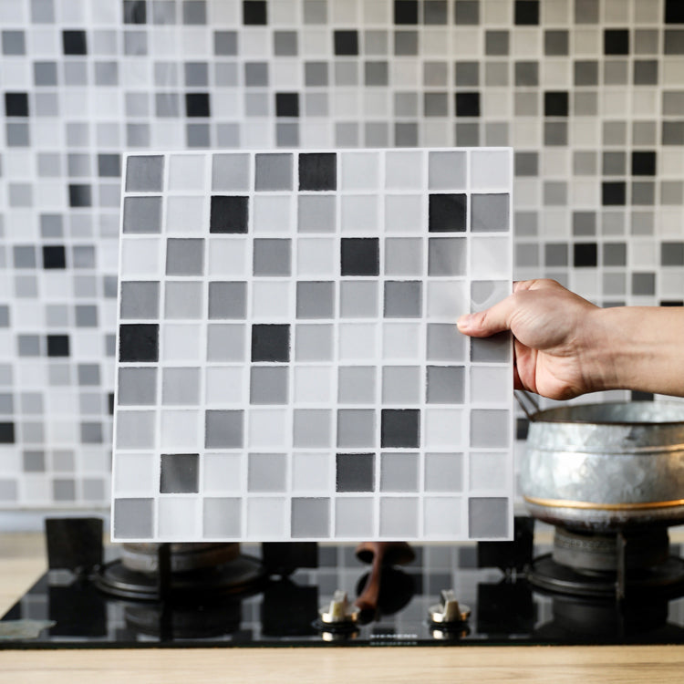 Avtoit | Mosaic Tile Wallpaper Plastic Waterproof Peel & Stick Mosaic Tile