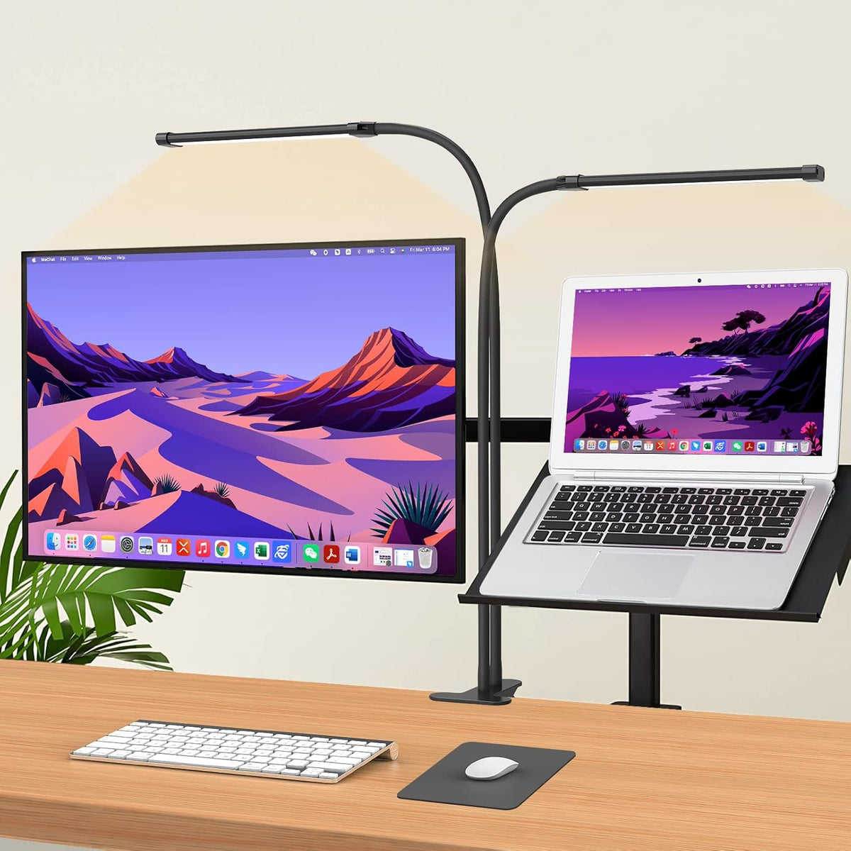 Avtoit | 77 LED Desk Clamp Lamp with 70cm Flexible Gooseneck – Ravien