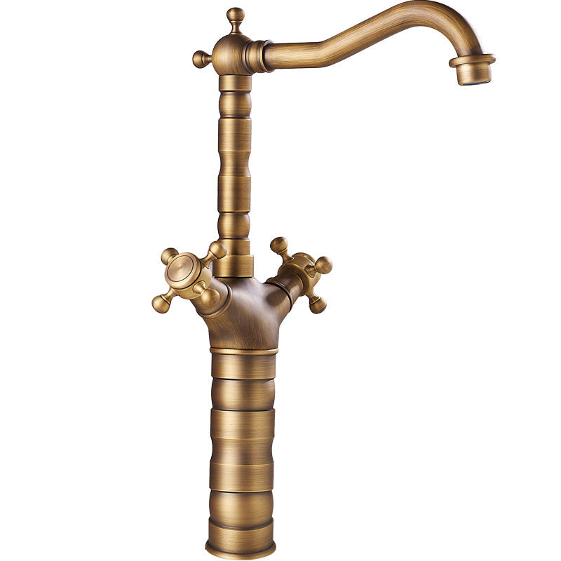 Avtoit | Deck Mounted Copper Roman Tub Faucet Double Handles Roman Tub Faucet Set