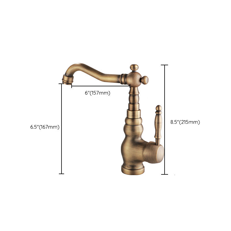 Avtoit | Deck Mounted Copper Roman Tub Faucet Double Handles Roman Tub Faucet Set