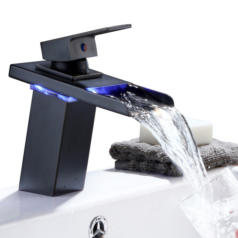 Avtoit | Basin faucet lever handle waterfall outlet bathroom fixture