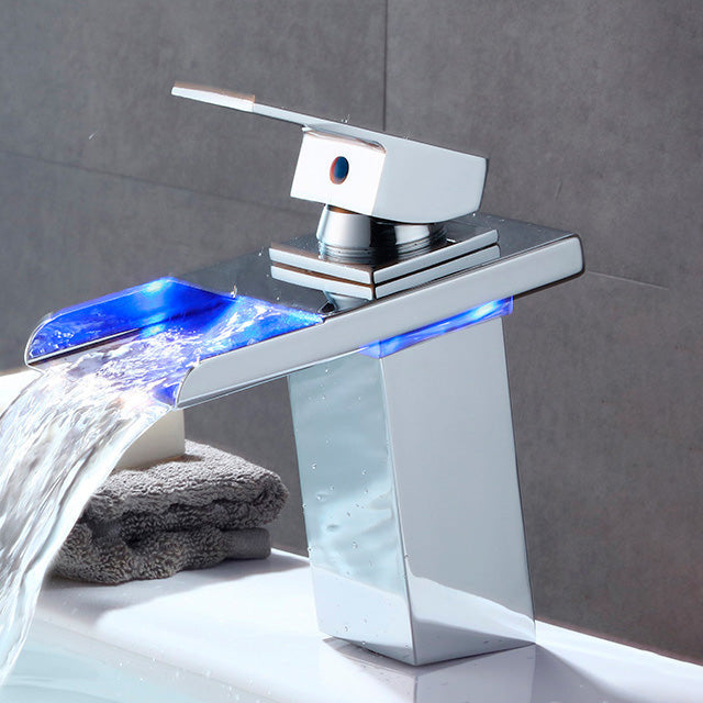 Avtoit | Basin faucet lever handle waterfall outlet bathroom fixture
