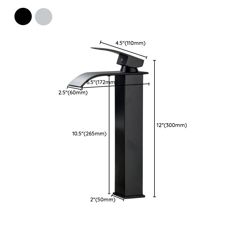 Avtoit | Basin faucet lever handle waterfall outlet bathroom fixture