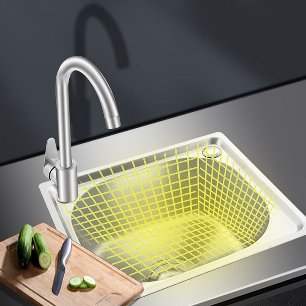 Avtoit | Modern bar prep mirror stainless steel with faucet workstation strip