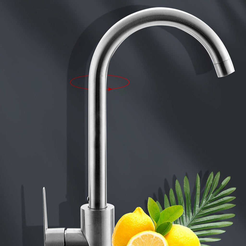 Avtoit | Modern Bar Prep Mirror Stainless Steel with Faucet Workstation Rack
