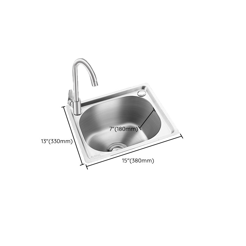 Avtoit | Modern Bar Prep Mirror Stainless Steel with Faucet Workstation Rack