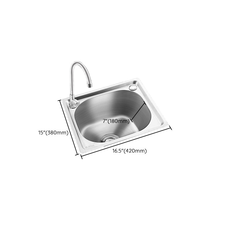 Avtoit | Modern Bar Prep Mirror Stainless Steel with Faucet Workstation Rack