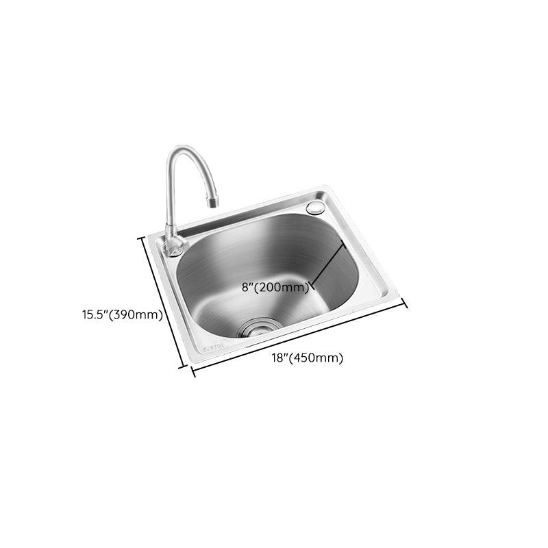 Avtoit | Modern Bar Prep Mirror Stainless Steel with Faucet Workstation Rack