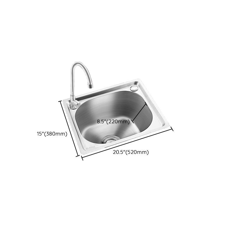 Avtoit | Modern Bar Prep Mirror Stainless Steel with Faucet Workstation Rack