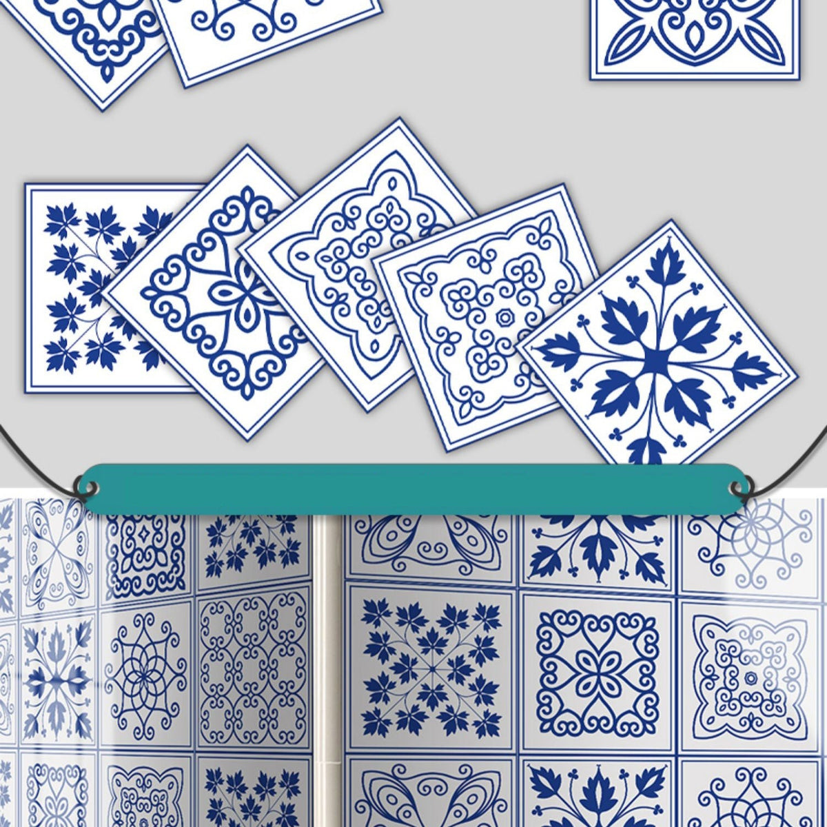 Avtoit | Square Peel & Stick Mosaic Tile PVC Waterproof Mosaic Tile Wallpaper