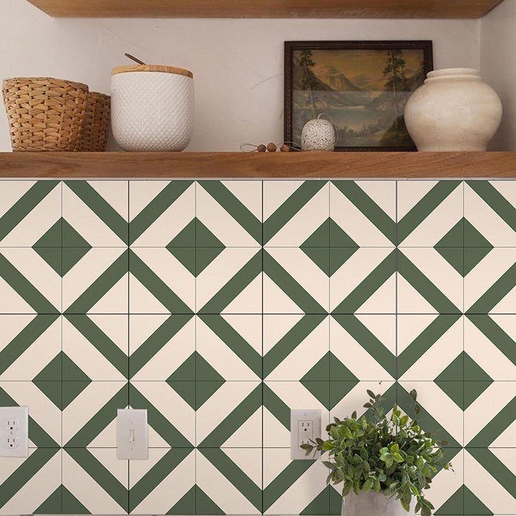 Avtoit | PVC Peel and Stick Wall Tile Square Single Tile Wallpaper with Slip Resistance