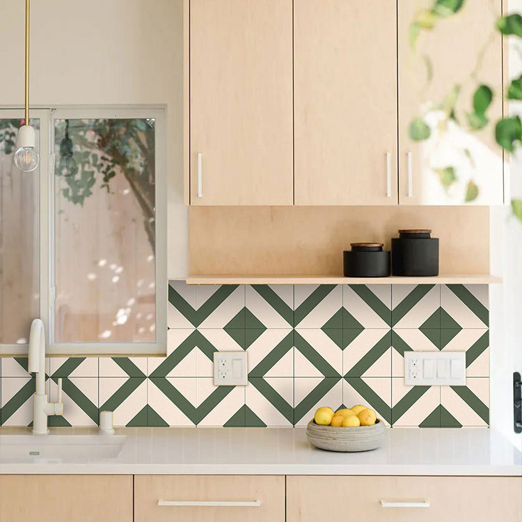Avtoit | PVC Peel and Stick Wall Tile Square Single Tile Wallpaper with Slip Resistance