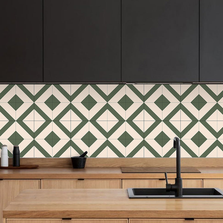 Avtoit | PVC Peel and Stick Wall Tile Square Single Tile Wallpaper with Slip Resistance