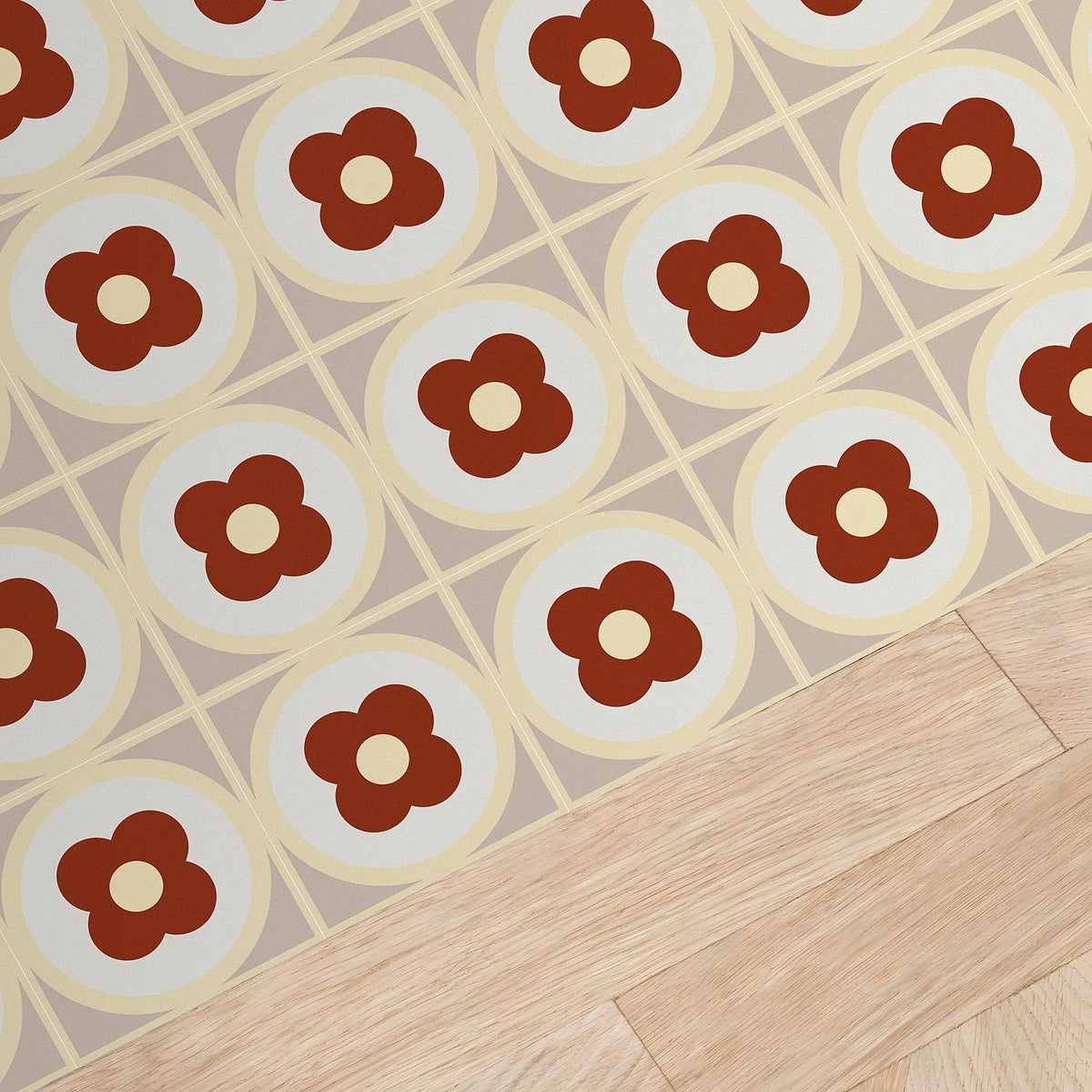 Avtoit | Square Peel & Stick Field Tile Waterproof PVC Peel and Stick Wall Tile